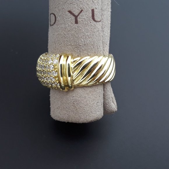 David Yurman Metro Ring 10mm wide - Picture 4 of 10
